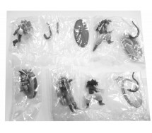 LOT 5 Figures DRAGONBALL GT Soul Of Hyper Figuration PART 2 GREY Original BANDAI Gashapon