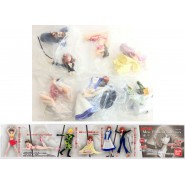 SET 6 Figure FUJIKO MINE COLLECTION from Lupin THE 3rd BANDAI JAPAN Gashapon