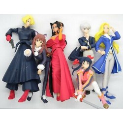 Raro SET 6 Figure Collezione SAKURA WARS PART 2 Manga Anime JAPAN Originali BANDAI Gashapon