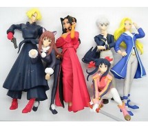 Raro SET 6 Figure Collezione SAKURA WARS PART 2 Manga Anime JAPAN Originali BANDAI Gashapon