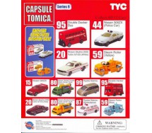 COMPLETE SET 12 Cars 3cm CAPSULE TOMICA Series 9 Mini Car Collection Original TOMY Yujin With Boxes