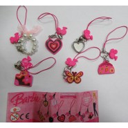 6 Keychain Dangler Barbie Face