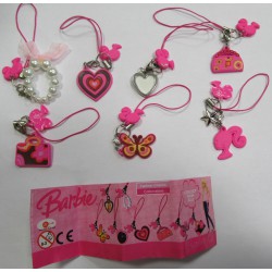 7 Keychain Dangler Barbie Face