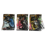 LUPIN Third III Lot 3 KEYHOLDER With Sachet Keychain 6cm BANPRESTO Fujiko Goemon Gigen