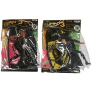 LUPIN Third III Pair 2 KEYHOLDER With Sachet Keychain 6cm BANPRESTO Fujiko