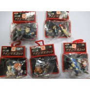 LUPIN Third III Set 5 KEYHOLDER Caricatures Big Faces Danglers Keychain 3cm BANPRESTO Fujiko Zenigata