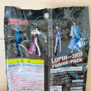 LUPIN Third III Set 5 KEYHOLDER Figure in Pack Danglers Keychain 8cm BANPRESTO Fujiko Goemon Gigen