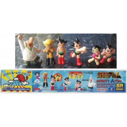 Raro SET 6 Figure Collezione ASTROBOY Mighty Atom PART 2 Gashapon JAPAN Originali YUJIN