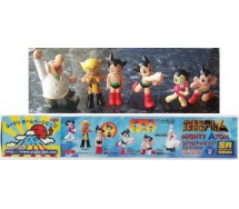 Raro SET 6 Figure Collezione ASTROBOY Mighty Atom PART 2 Gashapon JAPAN Originali YUJIN