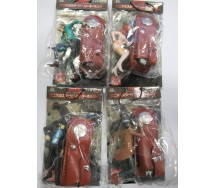 LUPIN Third III Set 4 PORTACHIAVI Da Cintura Con Fondina 5cm BANPRESTO Fujiko Zenigata Gigen