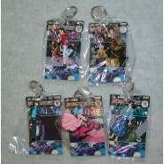 LUPIN Third III Set 5 KEYHOLDER Puppets Keychain 5cm BANPRESTO Fujiko Zenigata