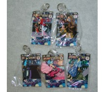 LUPIN Third III Set 5 KEYHOLDER Puppets Keychain 5cm BANPRESTO Fujiko Zenigata