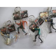 LUPIN Third III Lot 4 KEYHOLDER Various 5cm BANPRESTO Goemon Gigen Zenigata