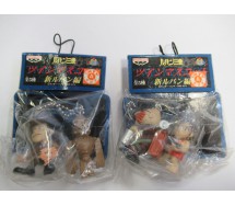 LUPIN Third III Pair 2 KEYHOLDER Fujiko Robot 3cm BANPRESTO
