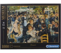 Puzzle MUSEUM COLLECTION Renoir Dance In The Moulin Da La Galette 1000 Pezzi 69x50cm ORIGINALE Clementoni