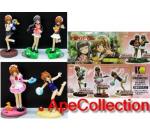 Raro SET 5 Figure Collezione SAKURA CARD CAPTOR Special SCENES COLLECTION Manga Anime JAPAN Originali JAPAN Gashapon