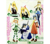 Raro SET 6 Figure Collezione CLOVER HEARTS Manga Anime JAPAN Originali Gashapon
