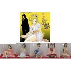 RARO SET 5 Figure Gashapon TENZEN KUNOICHI Geishe HENTAI Originali JAPAN