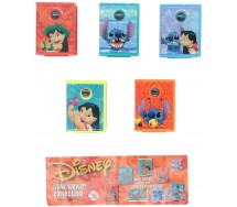 Set Completo 5 Diverse MINI PROIETTORI Scenette FILM Disney LILO E STITCH Originali TOMY Gashapon