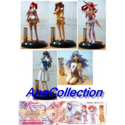 RARO SET 5 Figure Gashapon ANGELIUM Serie HENTAI DIGITAL GALS PARADISE D.G.P. DGP Originali JAPAN