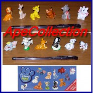 RARO Set 12 Mini Figure 3cm ANIMAL FRIENDS Originale DISNEY Sorpresine ZAINI