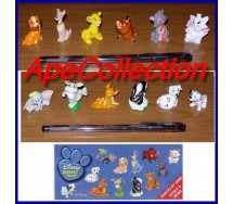 RARO Complete Set 12 Mini Figures 3cm ANIMAL FRIENDS Original DISNEY Premium Prizes ZAINI