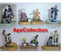 NARUTO Complete Set 6 Mini DIORAMA SCENES with Figures TRADING FIGURES Japan