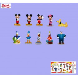 RARO Set 10 Mini Figure 3cm Mickey Clubhouse Originale DISNEY Sorpresine ZAINI