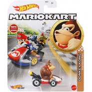 DieCast Model Car DONKEY KONG Sports Coupe KART From SUPER MARIO Scale 1:64 5cm Hot Wheels