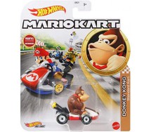 Modellino DieCast KART 5cm DONKEY KONG Sports Coupe da SUPER MARIO KART Scala 1:64 Originale Hot Wheels