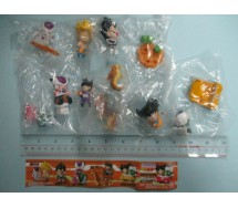 RARO SET 5 Figure DRAGON BALL Z Gashapon IMAGINATION PETIT Auto Versione Gialla BANDAI Japan