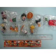 RARO SET 5 Figure DRAGON BALL Z Gashapon IMAGINATION PETIT Auto Versione Rossa BANDAI Japan