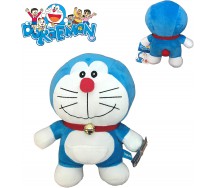 Plush DORAEMON Robot Cat 20cm Normal Smiling Closed Mouth Original TV Cartoon Movie