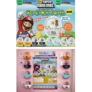 RARISSIMO Set 6 Mini Figure SUPER MARIO BLOCK STYLE Yujin JAPAN Gashapon