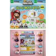 RARE Set 8 Mini Figures  FISHING TANKS SUPER MARIO Nintendo Epoch JAPAN Gashapon
