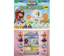 RARISSIMO Set 6 Mini Figure SUPER MARIO BLOCK STYLE Yujin JAPAN Gashapon