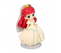 Figura Statuetta 14cm ARIEL Vestito Sposa Beige QPOSKET Banpresto DISNEY Versione A