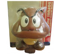 Big Plastic Figure 15cm GOOMBA MUSHROOM Brown SUPER MARIO Characters Banpresto SOFUBI DX FIGURE SERIE 3 Original