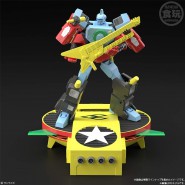 Robot Figure GAOGAIGAR 5 Super Mini-Pla The King Of Braves GaoGaiGar Kit BANDAI Set 3 Trading Figures Volfogg Mic Sounders