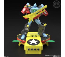 Robot Figura GAOGAIGAR 5 Super Mini-Pla The King Of Braves GaoGaiGar Kit BANDAI Set 3 Trading Figures Volfogg Mic Sounders