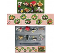 SET 8 Mini Figure LITTLE DOGS Cani Razze Canine PART 1 Gashapon Bandai