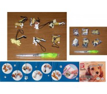 BANDAI Set 6 figures NINTENDOGS CLEANER 1 Dangler Swing NINTENDO DOGS Bandai