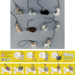 RARE Set 10 Mini Figures MINI CUCCIOLI Cat Dog PETS With DANGLER ORIGINAL Giochi Preziosi