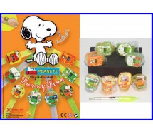 Set 8 OROLOGI DIGITALI Funny Time Originali SNOOPY PEANUTS Gashapon DISCAPA