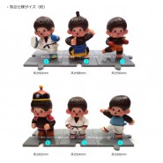 MONCHHHICHI Moncicci MARTIAL ARTS Rare SET 6 Trading Figures SEKIGUCHI Japan