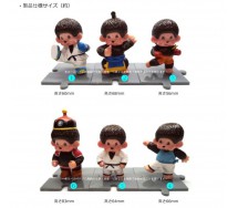 MONCHHHICHI Moncicci ARTI MARZIALI Raro SET 6 FIGURE Trading Figures SEKIGUCHI GIAPPONE