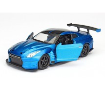 FAST FURIOUS Modellino NISSAN GT-R R35 BEN SOPRA di BRIAN Scala 1/32 Collector's Series Originale JADA Toys