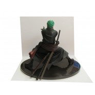 BOX ROTTO - ONE PIECE Figura Statua 13cm RORONOA ZORO Scultures Shining Color Banpresto ORIGINALE