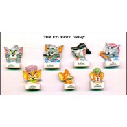 Captain Tweety LOONEY TUNES ON A BOAT French Set 10 Cute PORCELAIN Mini Figures RARE Feves