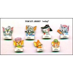 CAPITAN TITTI Looney Tunes IN BARCA Raro SET 10 Mini FIGURE 3cm Porcellana FEVES Francia